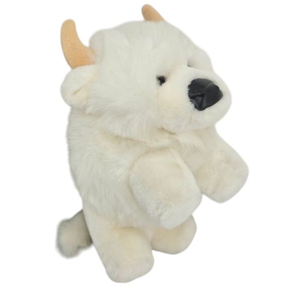 Giant Star Vintage White Buffalo Zoo Rare 1998 Stuffed Animal Plush Toy‎ 11" - Picture 3 of 7